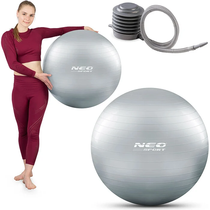 Pilates Lopta Ns 951 Srebrna