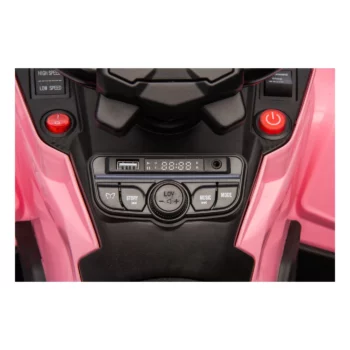 Quad Na Akumulator 12v Can Am Outlander Pink 11