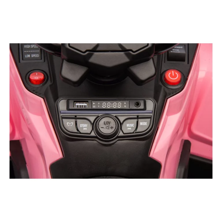 Quad Na Akumulator 12v Can Am Outlander Pink 11