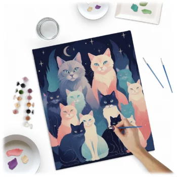 Slika Za Slikanje 40x50cm Cats 1