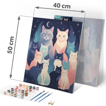 Slika Za Slikanje 40x50cm Cats 3