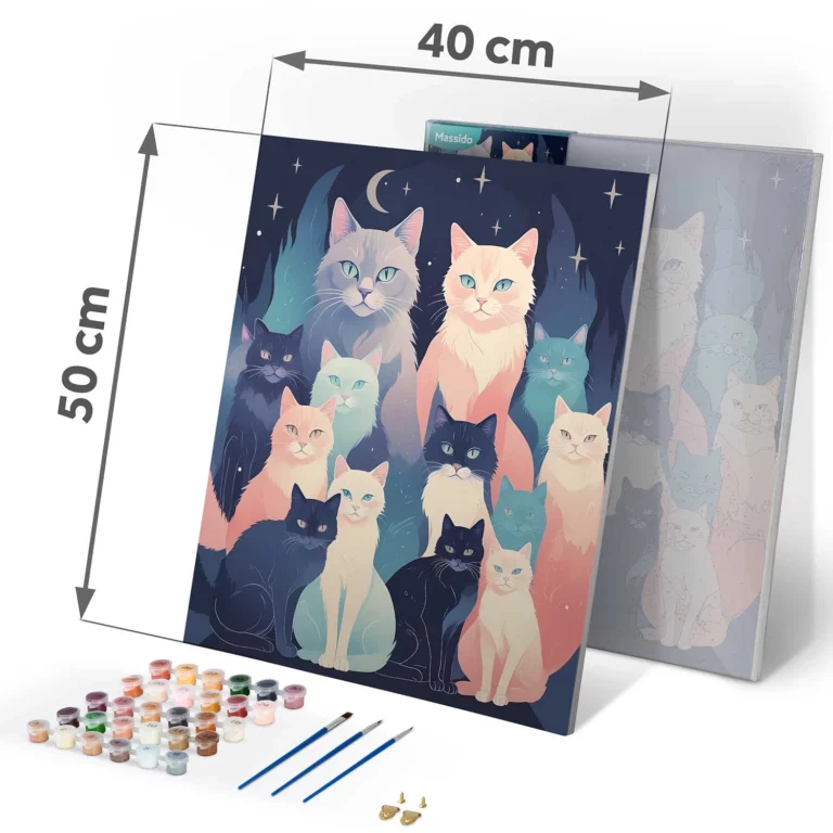 Slika Za Slikanje 40x50cm Cats 3