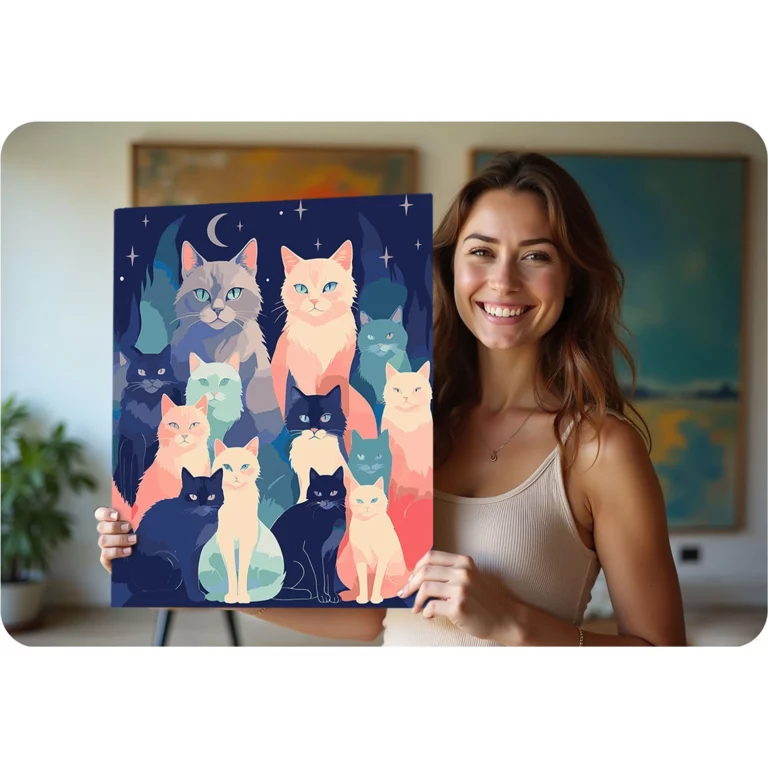 Slika Za Slikanje 40x50cm Cats 4