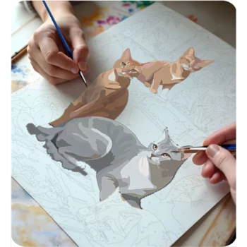 Slika Za Slikanje 40x50cm Cats 5