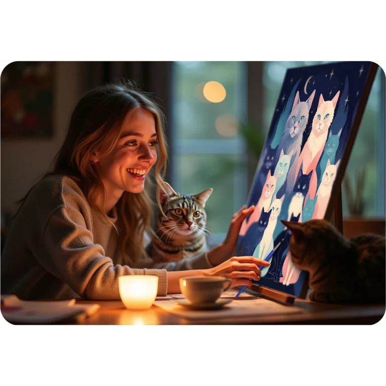 Slika Za Slikanje 40x50cm Cats 6