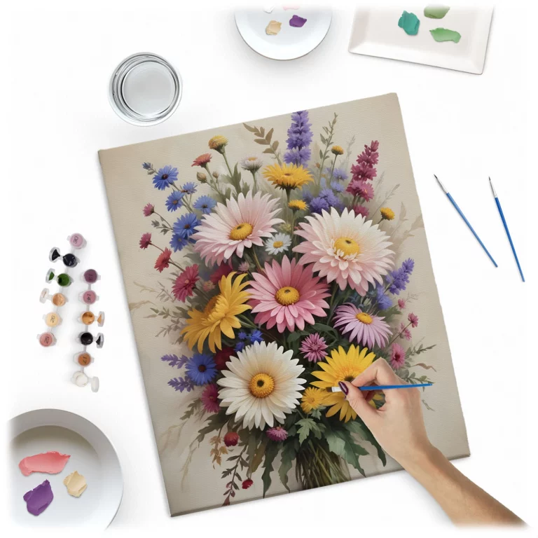 Slika Za Slikanje 40x50cm Flowers 1