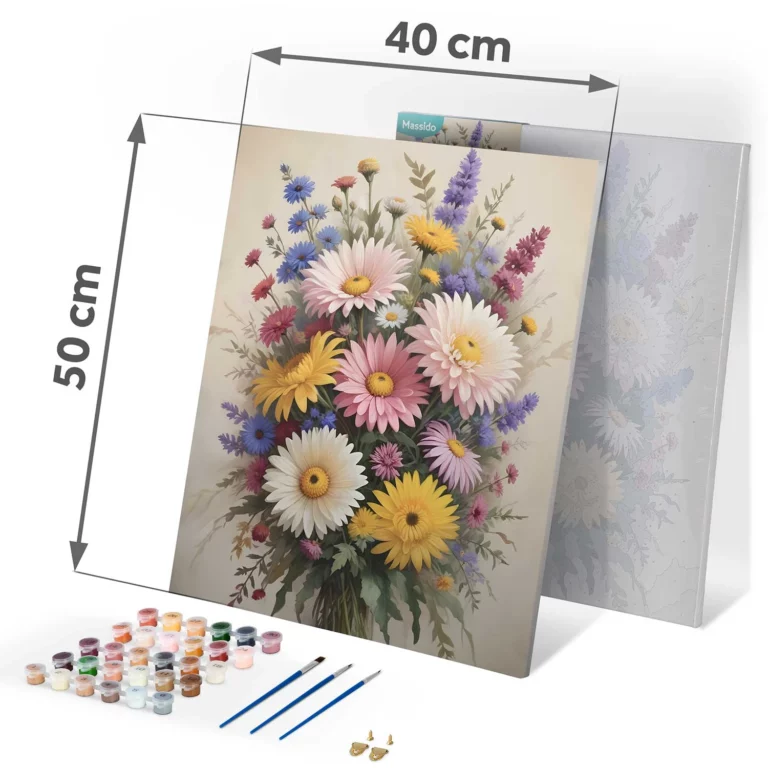 Slika Za Slikanje 40x50cm Flowers 3
