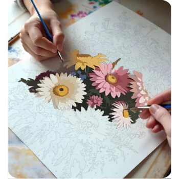 Slika Za Slikanje 40x50cm Flowers 5