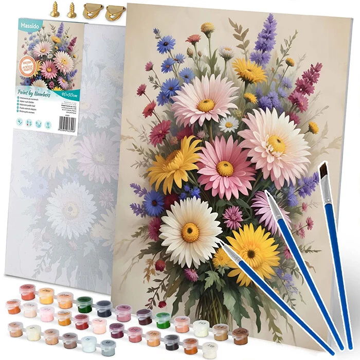 Slika Za Slikanje 40x50cm Flowers