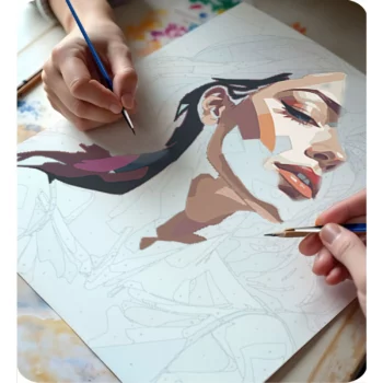 Slika Za Slikanje 40x50cm Woman 5