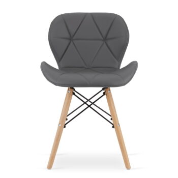 Stolica Lago Graphite Leather 1