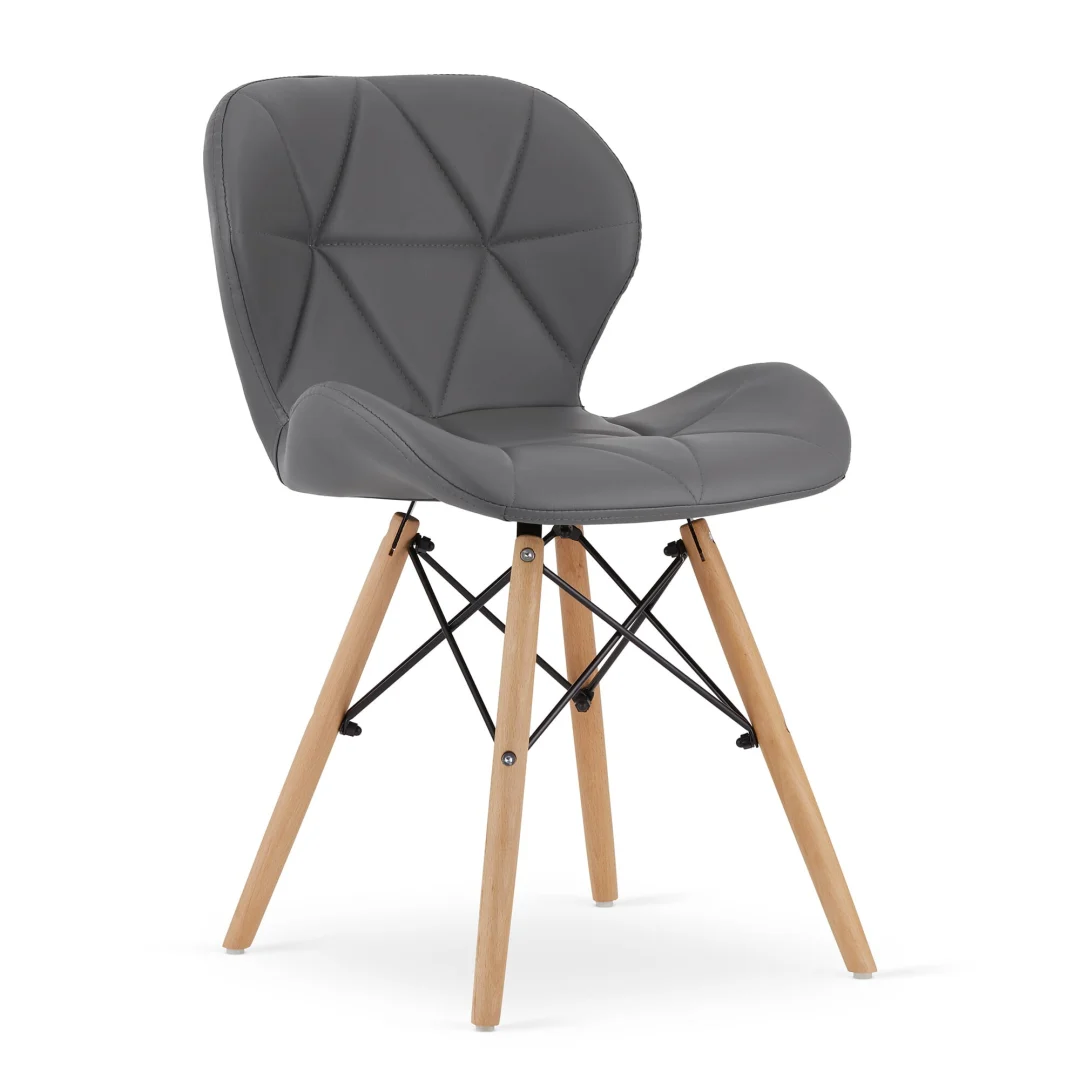 Stolica Lago Graphite Leather