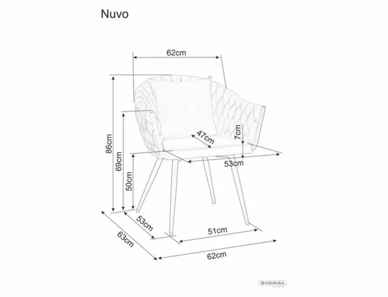 Stolica Nuvo Velvet Cosmic 5