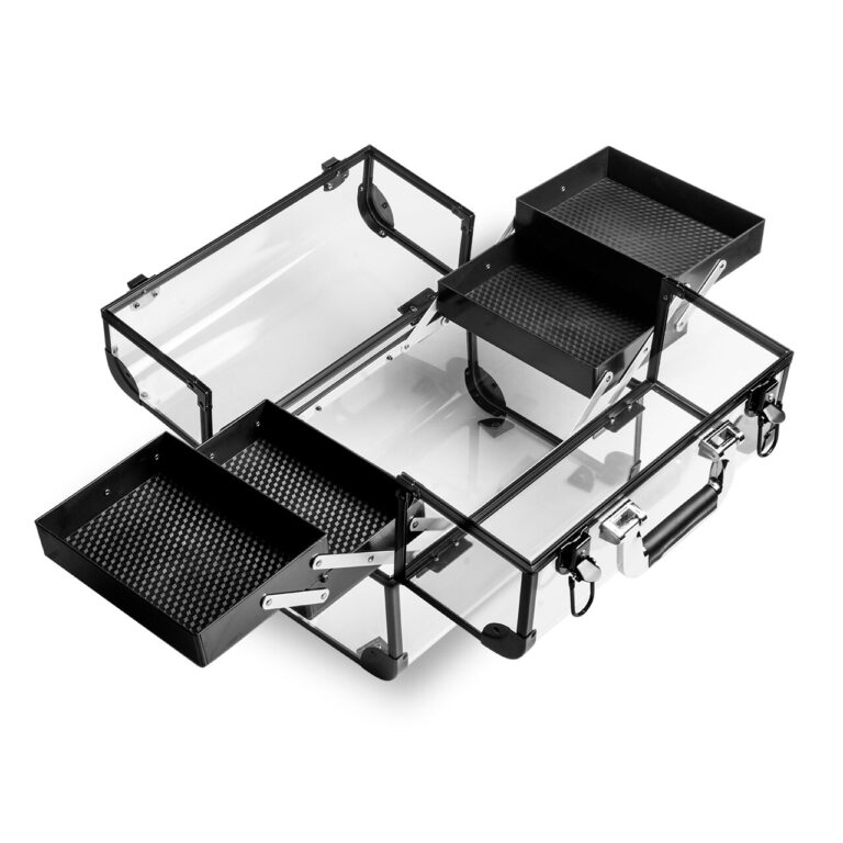 Clavier Kozmetički Kofer Transparent Black 1