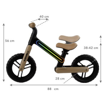 Dječja Bicikl Guralice Bez Pedala Suno Blackbeige 6