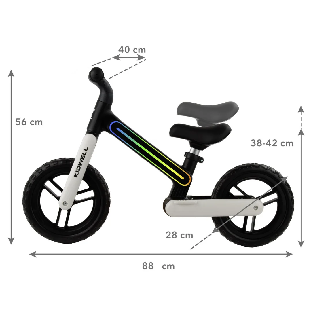 Dječja Bicikl Guralice Bez Pedala Suno Blackwhite 7