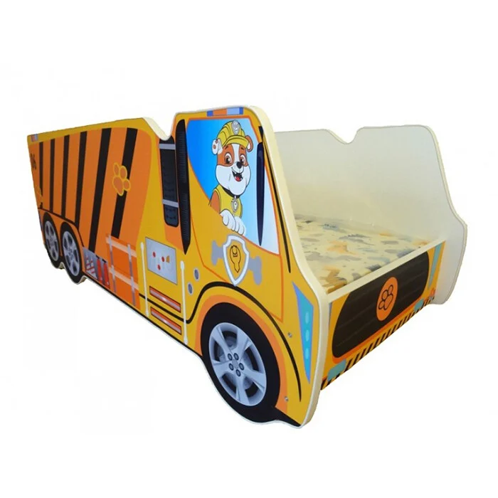 Dječji Krevetić Kamion Paw Patrol Rubble 140x70cm