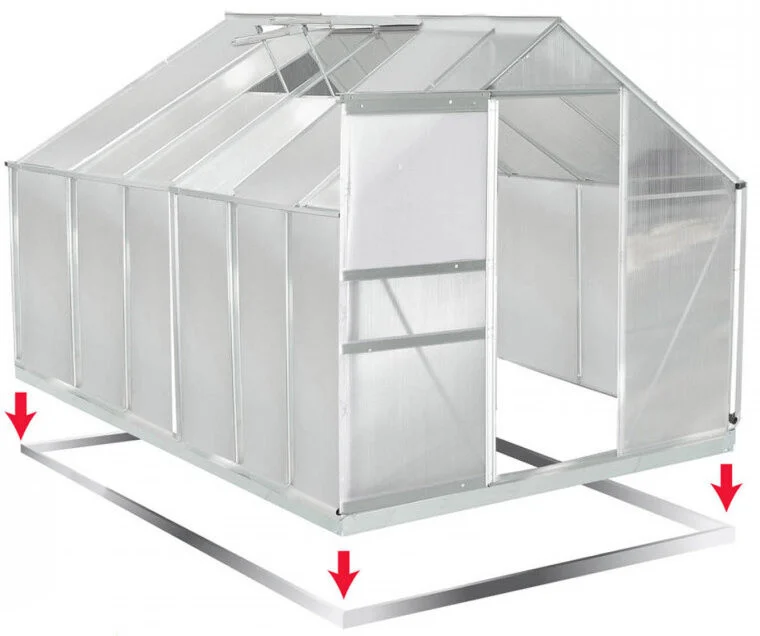 Staklenik 380x190x195cm Gardenhouse 2
