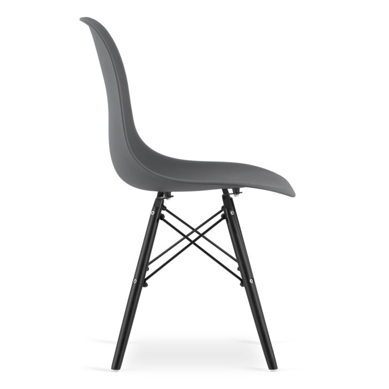 Stolica Oslo Grey On Black 3