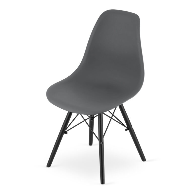 Stolica Oslo Grey On Black 4