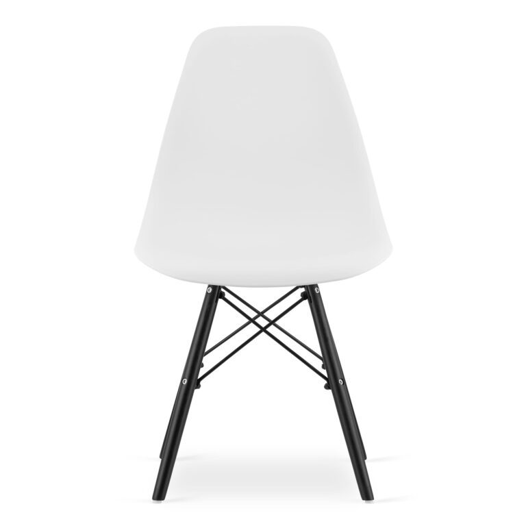 Stolica Oslo White On Black 1