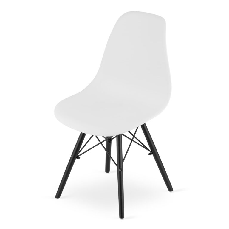 Stolica Oslo White On Black 4