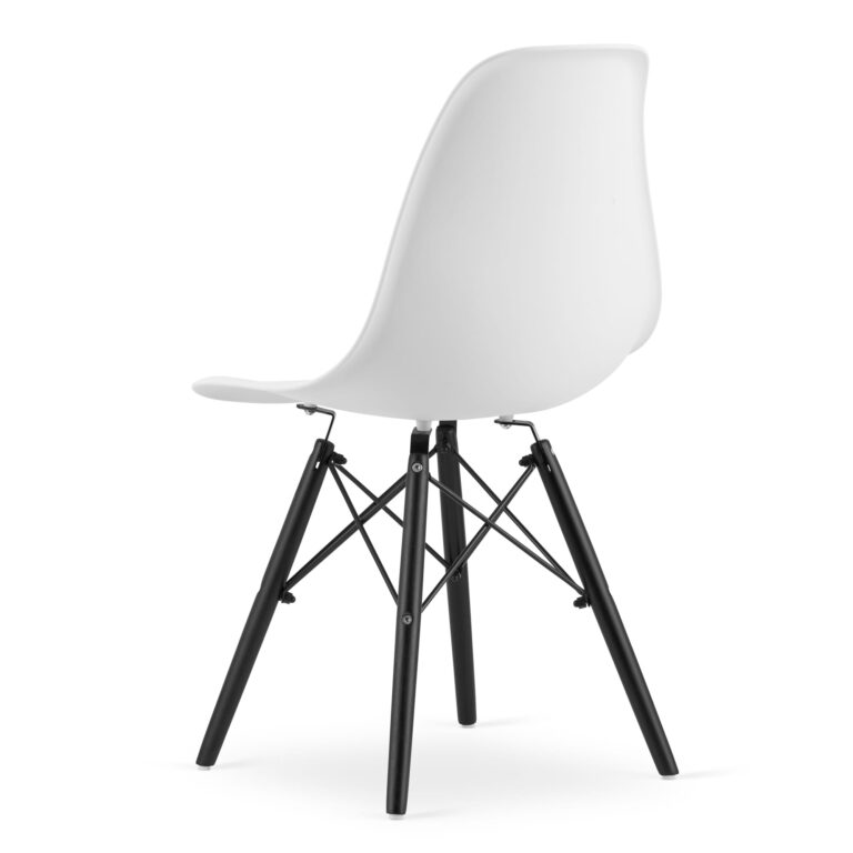 Stolica Oslo White On Black 5