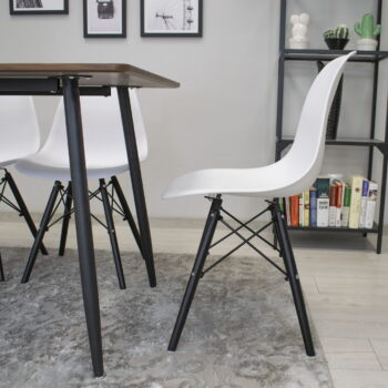 Stolica Oslo White On Black 7