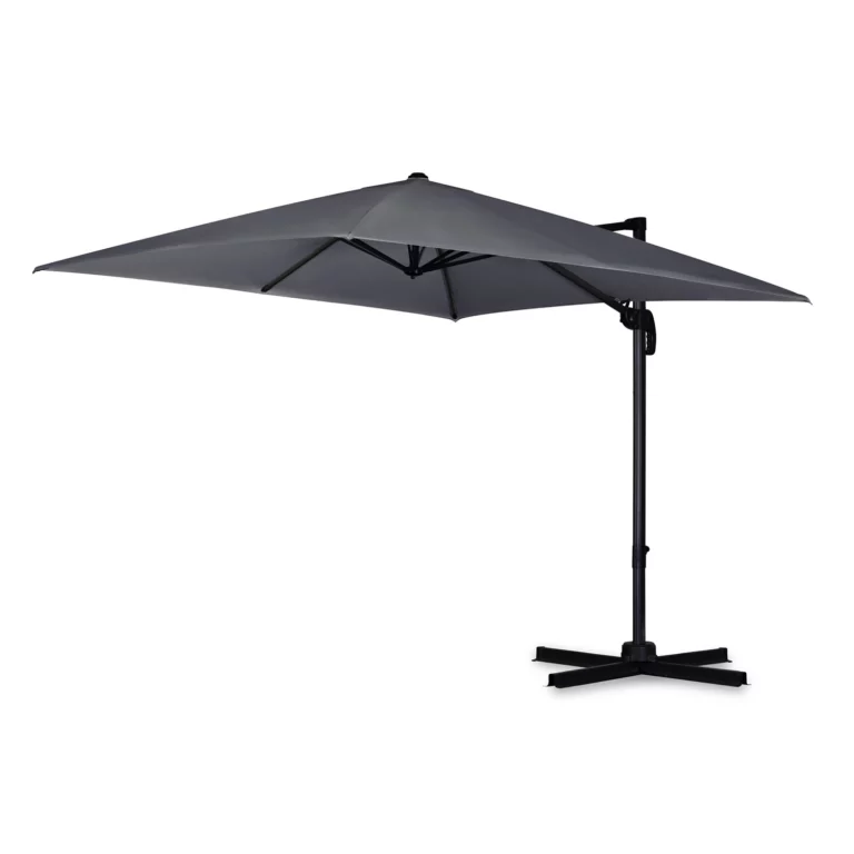Vrtni Suncobran 420cm Plonos Grey 1