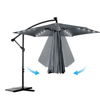 Vrtni Suncobran S Rasvjetom 350cm Plonos 6