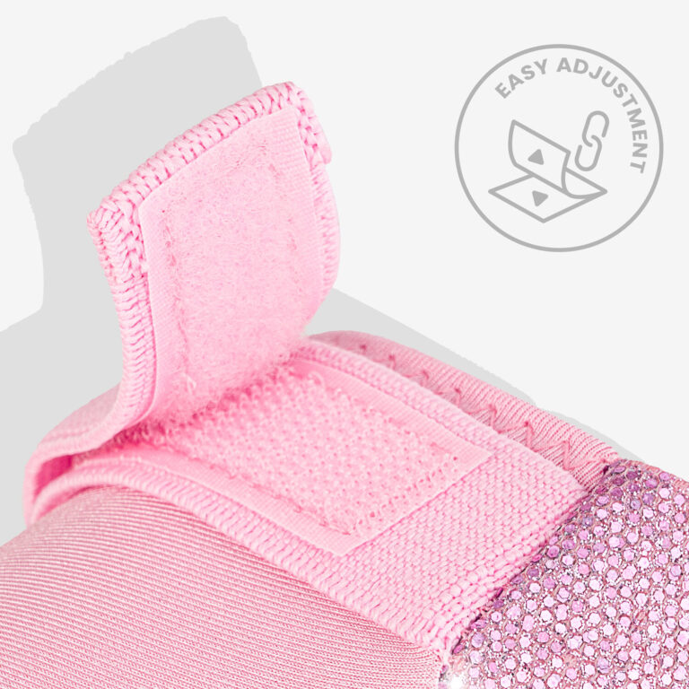 Cariboo štitnici Za Laktove I Koljena Glitter Pink (veličina S) 4