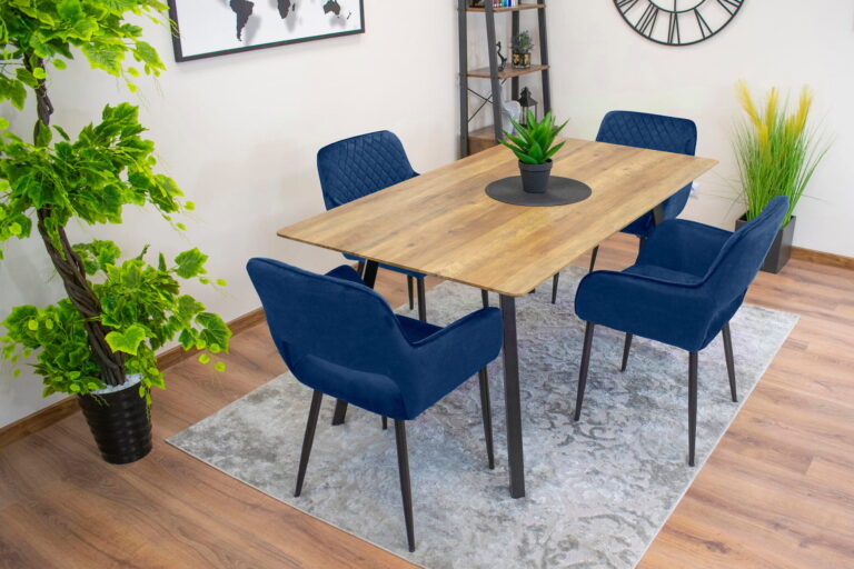 Stolica Amalfi Blue Velvet 6