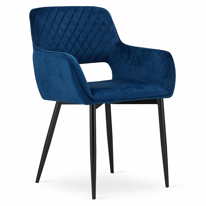Stolica Amalfi Blue Velvet