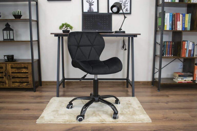 Uredska Stolica Noto Black Velvet 6