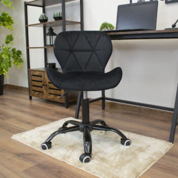 Uredska Stolica Noto Black Velvet 7