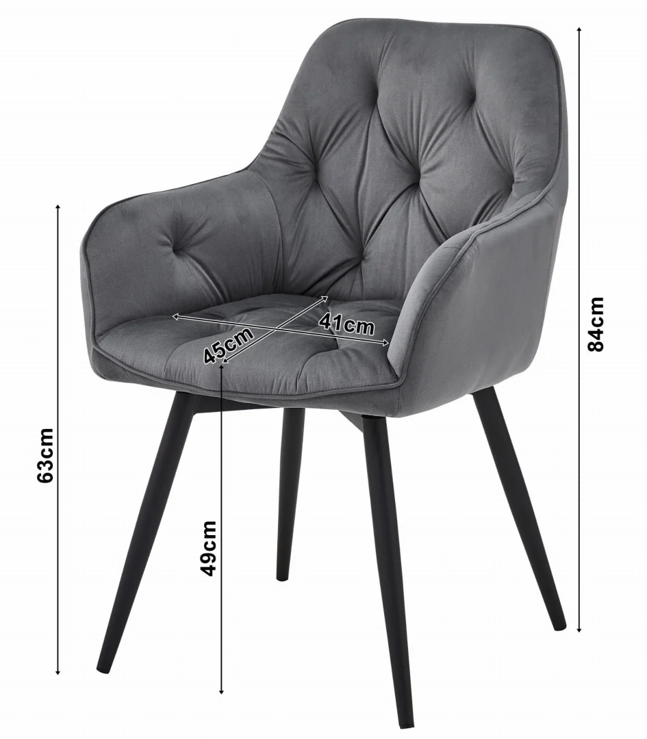 Stolica Jork 360 Dark Beige 3