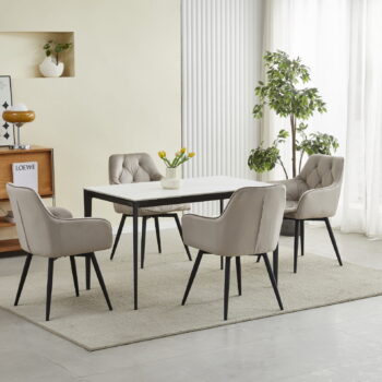 Stolica Jork 360 Dark Beige 6