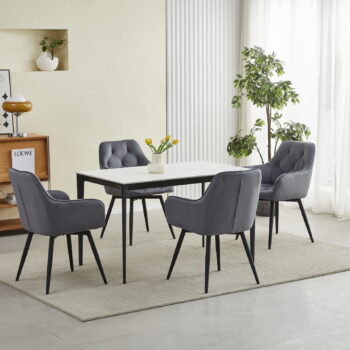 Stolica Jork 360 Dark Grey 7