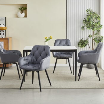 Stolica Jork 360 Dark Grey 8