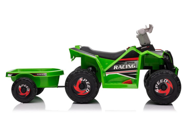 Quad Na Akumulator S Prikolicom Rappido Green 1