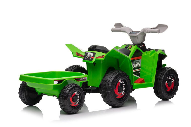 Quad Na Akumulator S Prikolicom Rappido Green 3