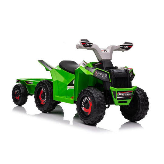Quad Na Akumulator S Prikolicom Rappido Green