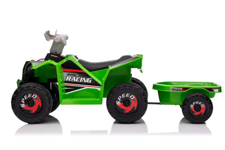 Quad Na Akumulator S Prikolicom Rappido Green 6
