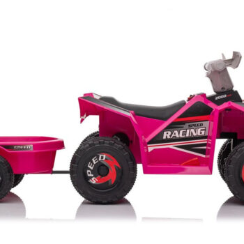 Quad Na Akumulator S Prikolicom Rappido Pink 1