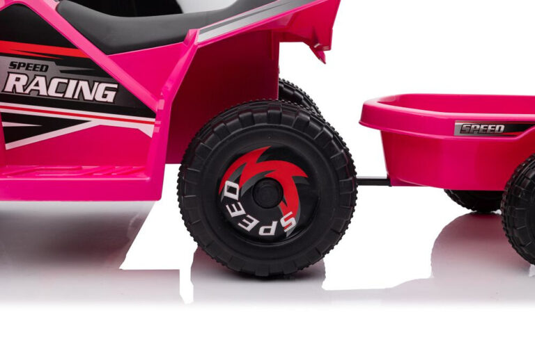 Quad Na Akumulator S Prikolicom Rappido Pink 4
