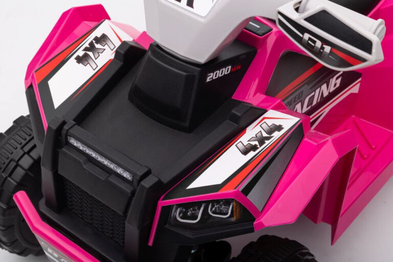 Quad Na Akumulator S Prikolicom Rappido Pink 9
