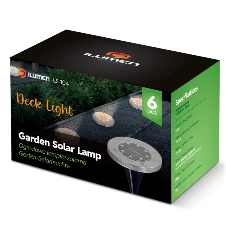 Solarna Podna Lampa 6kom Ilumen 9