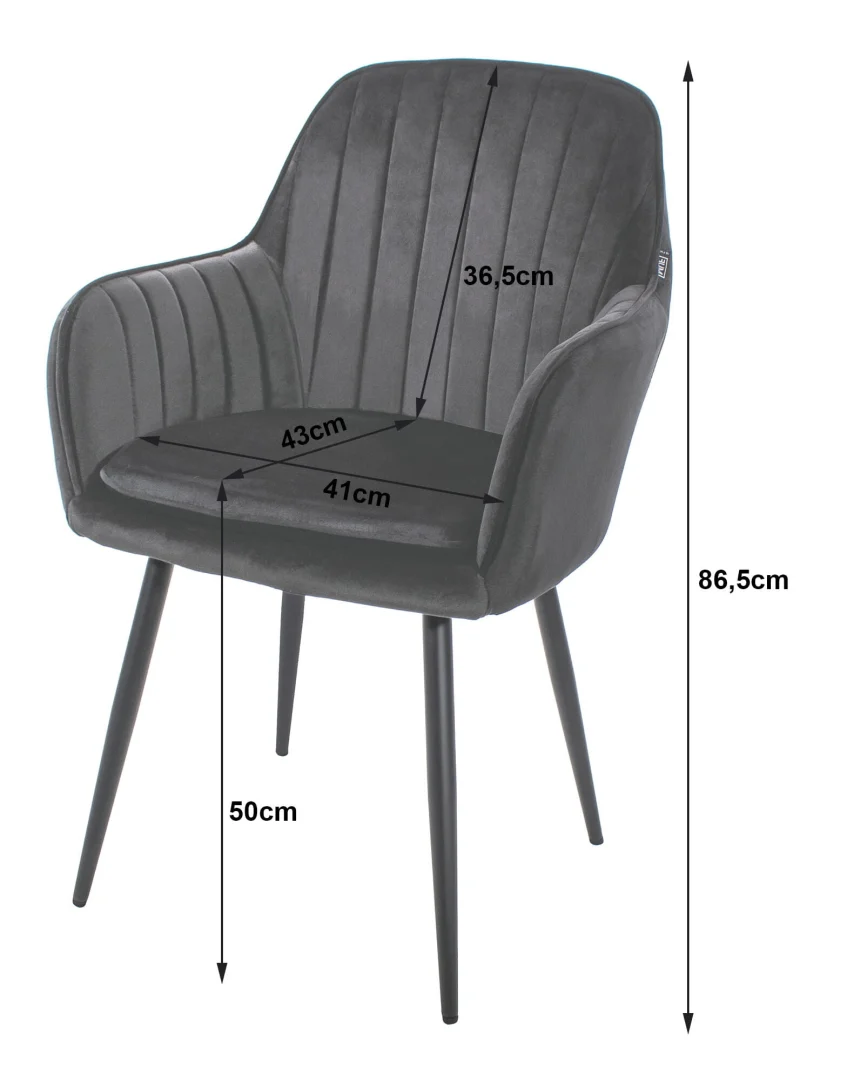 Stolica Lugo Velvet Beige 4