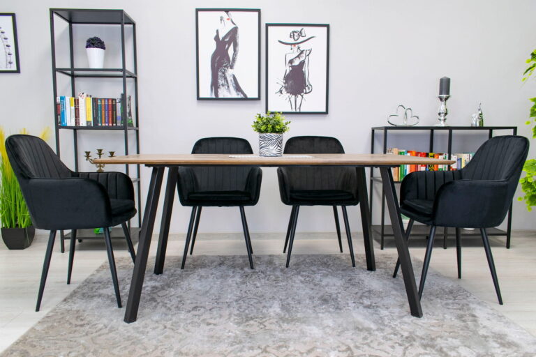Stolica Lugo Velvet Dark 9