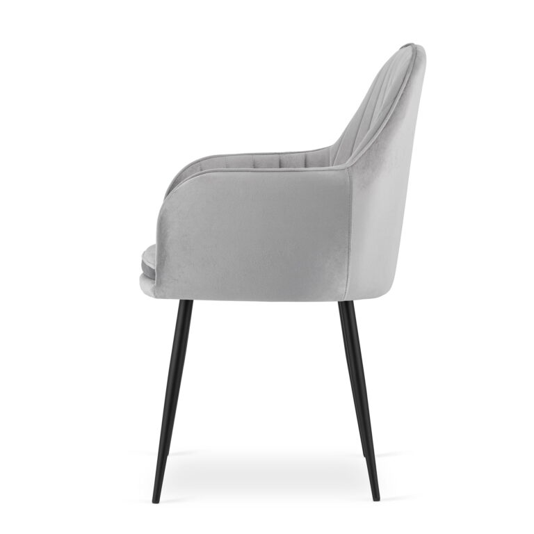 Stolica Lugo Velvet Grey 2